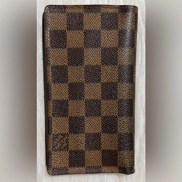 Authentic Vintage Louis Vuitton Damier Ebene Pattern Bifold Wallet GUC - Picture 3 of 15